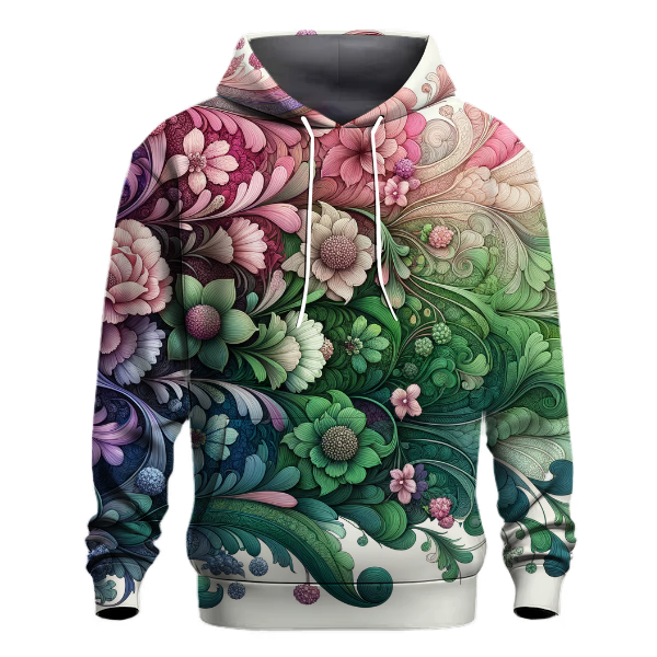 Floral Bloom Gradient Hoodie