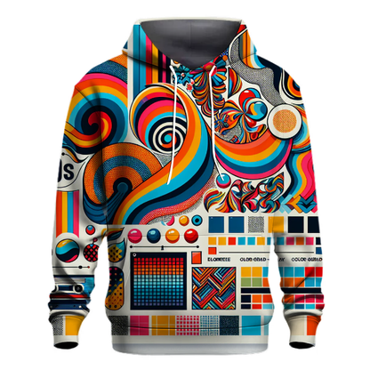 Funky Colorful Patches Hoodie