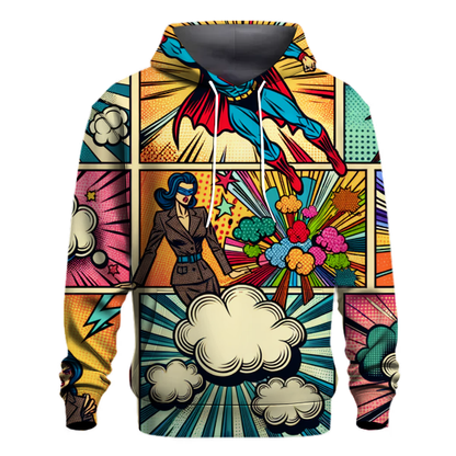 Retro Comic Blast Hoodie