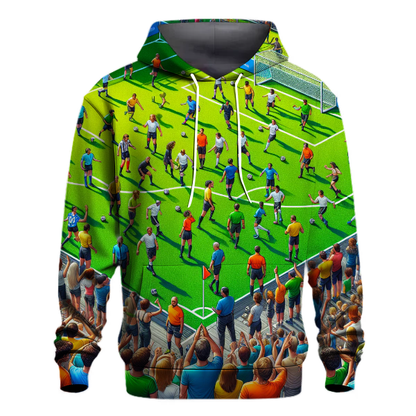 Soccer Strategy Playbook Hoodie