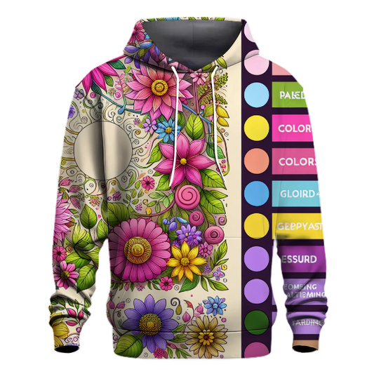 Vibrant Flower Child Aesthetic Hoodie