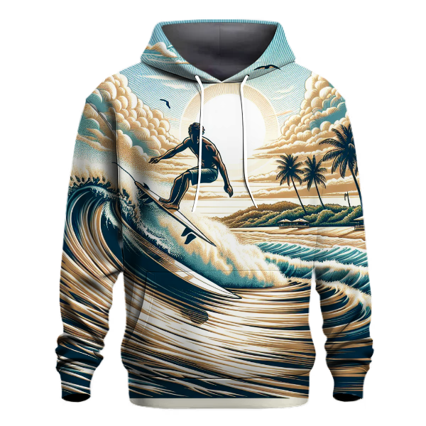 Surfing - Ocean's Wave Hoodie