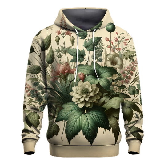 Vintage Botanical Illustrations Hoodie