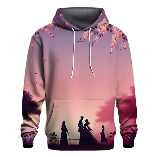 Blossom Twilight Gradient Hoodie Hoodie Designs