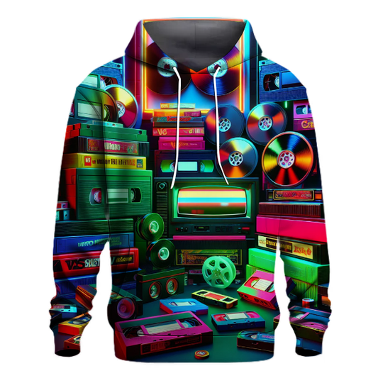 Vhs Retro Hoodie Hoodies Fashion