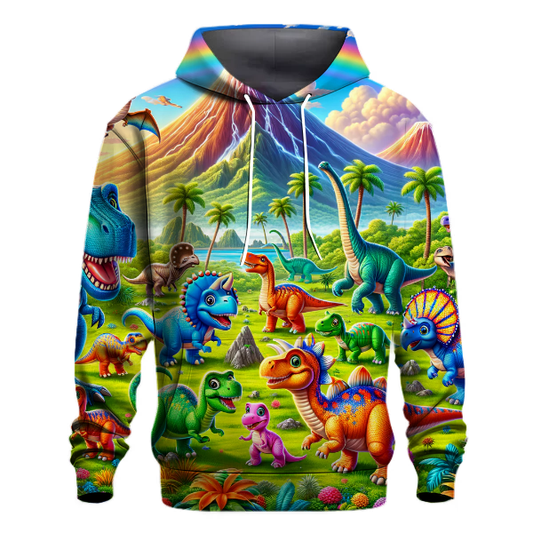 Playful Dinosaur Expedition Hoodie