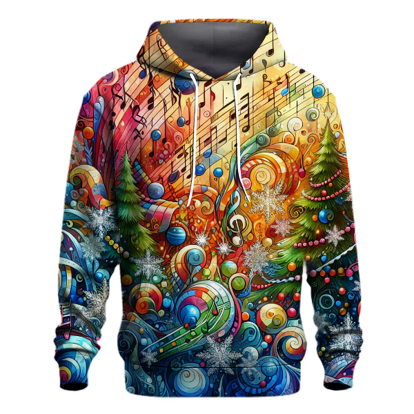 Whimsical Christmas Music Hoodie