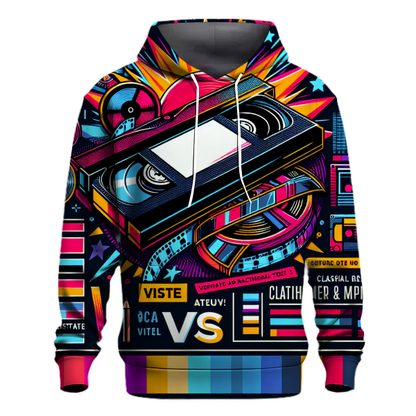 VHS Throwback Graphic Hoodie