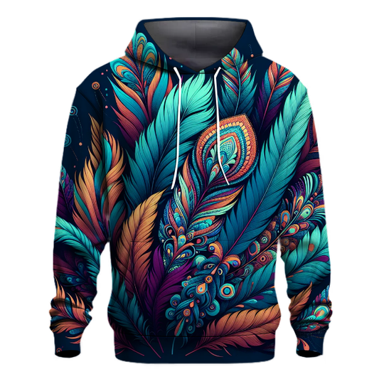 Funky Feather Fantasy Hoodie Hoodie Designs