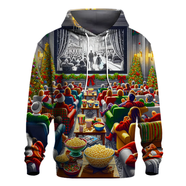 Classic Movie Marathon Christmas Hoodie