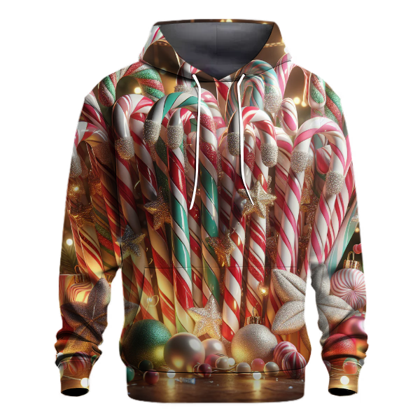 Twinkling Lights and Candy Canes Hoodie