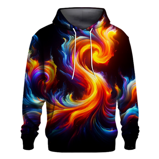 Dancing Flames of Energy Hoodie