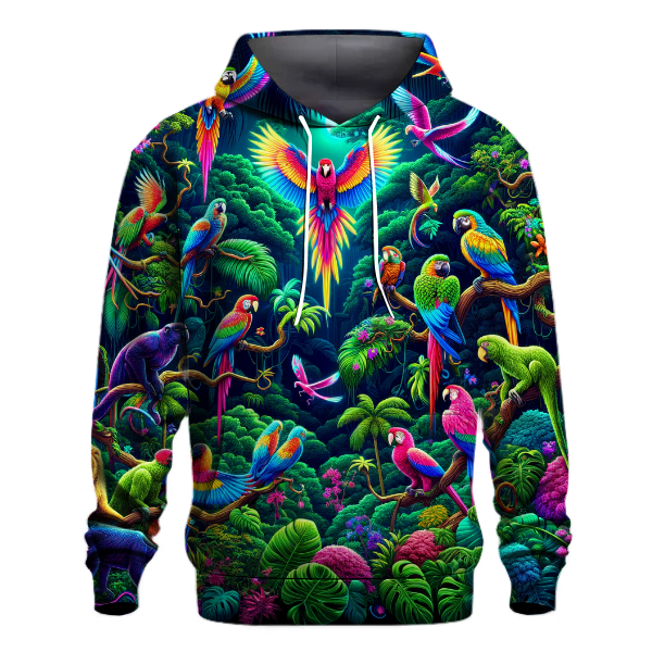 Neon Jungle Escape Hoodie