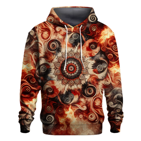 Rustic Campfire Glow Hoodie