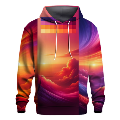 Vibrant Sunset Gradient Hoodie