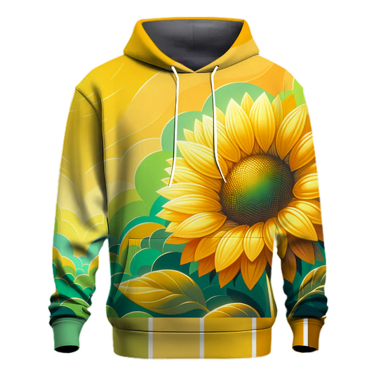 Bright Sunflower Gradient Hoodie