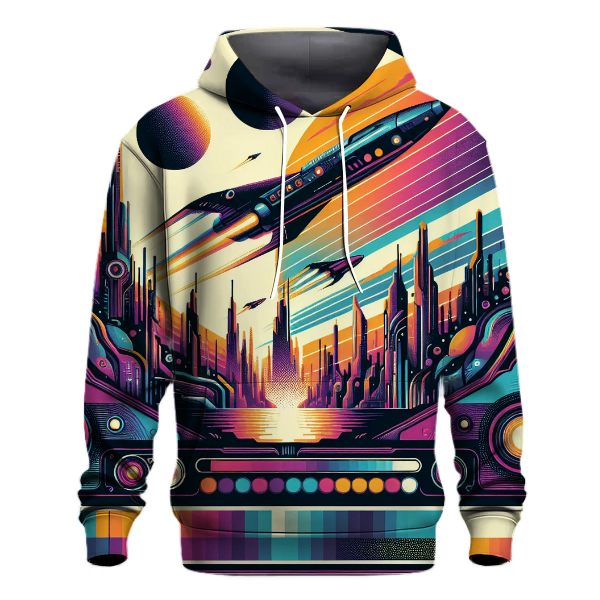 Retro Futuristic Utopia Hoodie