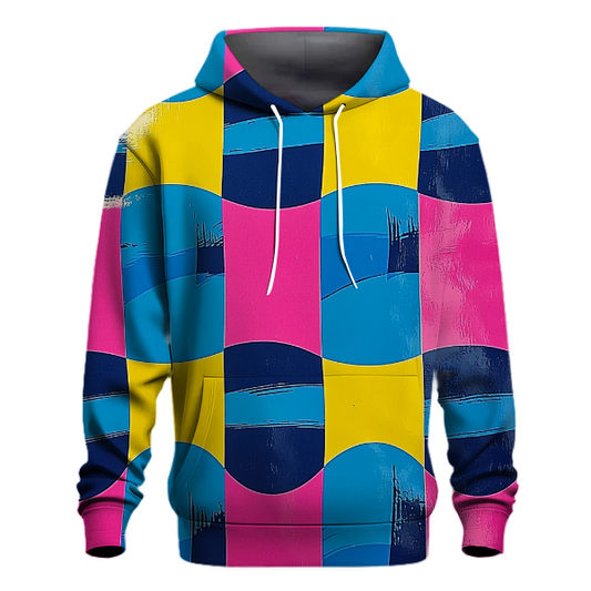 Funky Checkered Charm Hoodie