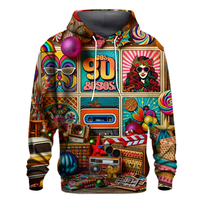 Retro Christmas Bash Hoodie