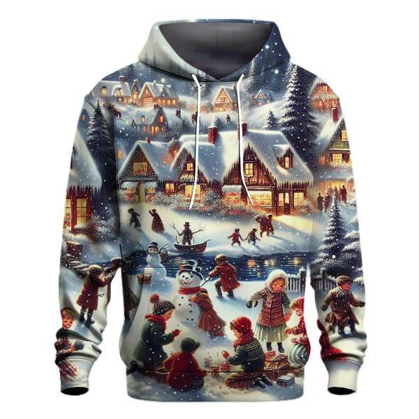 Vintage Christmas Card Hoodie