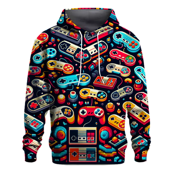 Retro Video Game Controller Hoodie