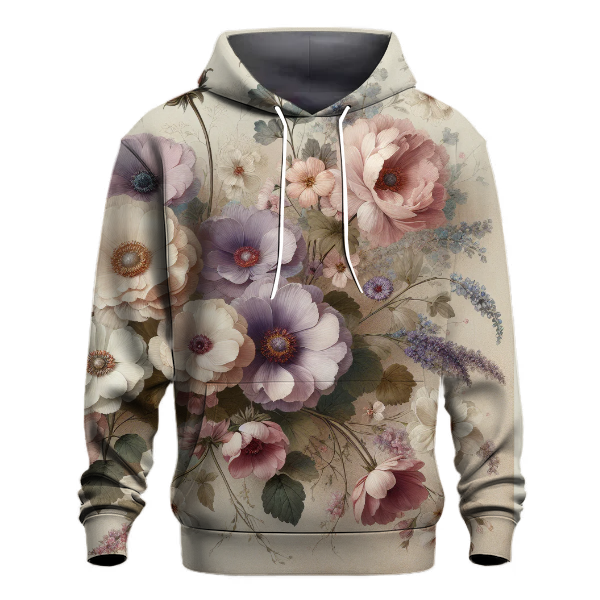 Vintage Floral Medley Hoodie