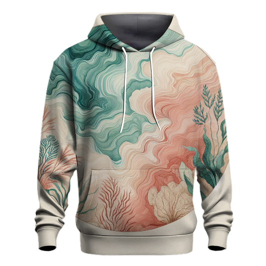 Serenity Coral Reef Hoodie Hoodie Trends