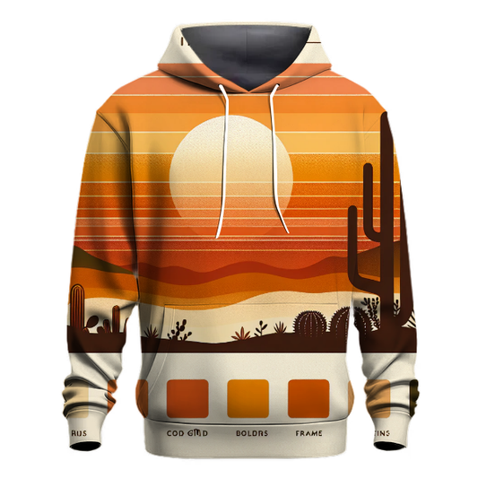 Desert Sunset Escape Hoodie Lightweight Hoodies