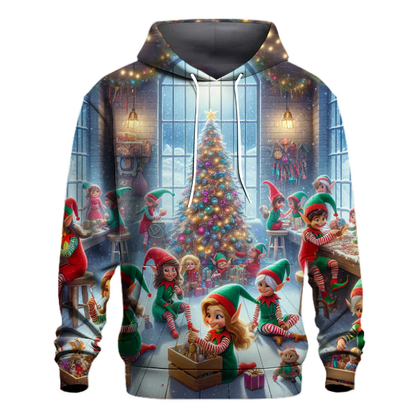 Elves' Christmas Workshop Hoodie