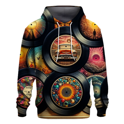 Retro Vinyl Spin Hoodie