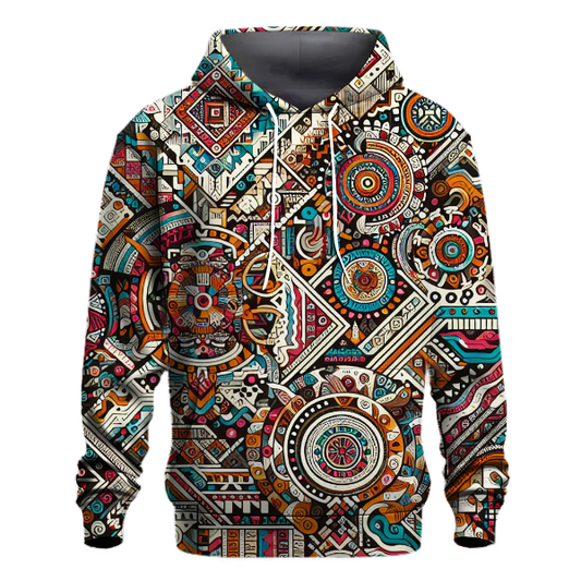 Vibrant Tribal Patterns Hoodie