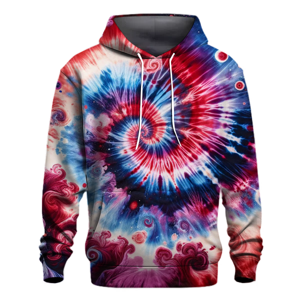 Fiery Galaxy Burst Hoodie