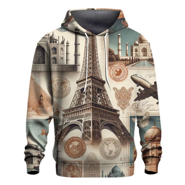 Vintage Travel Destinations Hoodie