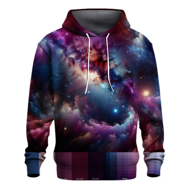 Vibrant Galaxy Voyage Hoodie