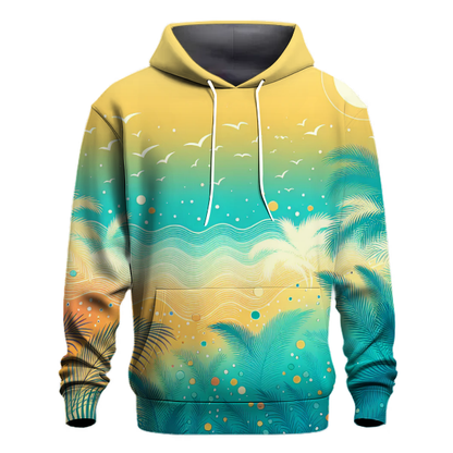 Tropical Lagoon Gradient Hoodie