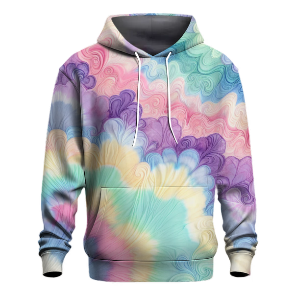 Pastel Rainbow Wave Hoodie