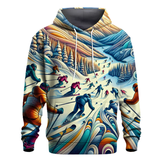 Skiing Rush Hoodie Hoodies Fashion