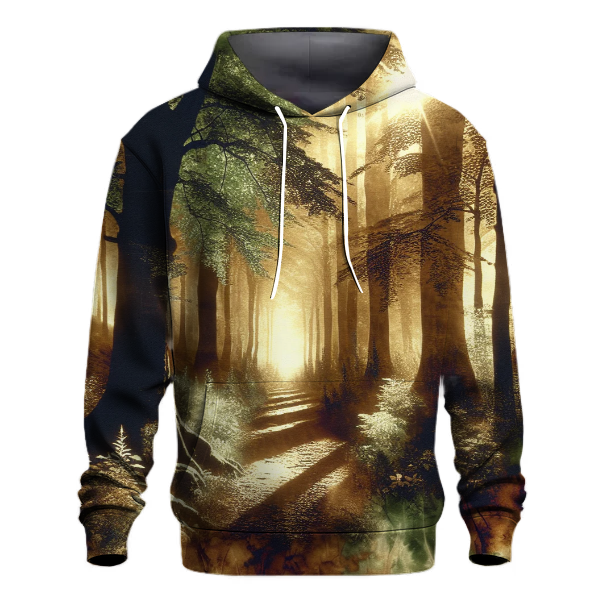 Enchanted Woodland Path Hoodie Hoodies Fashion