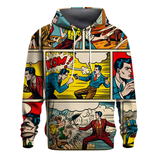 Vintage Comic Strip Hoodie