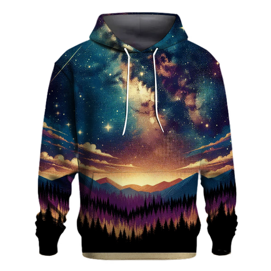 Cosmic Floral Delight Hoodie Custom Hoodies