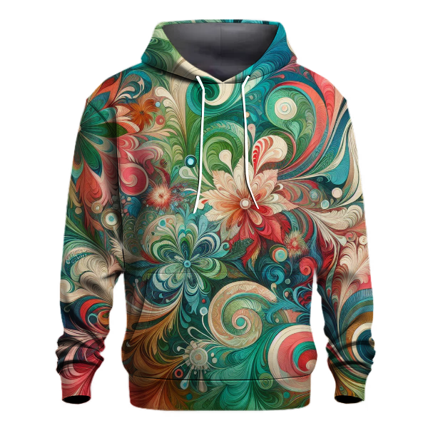 Tropical Tie-Dye Splash Hoodie