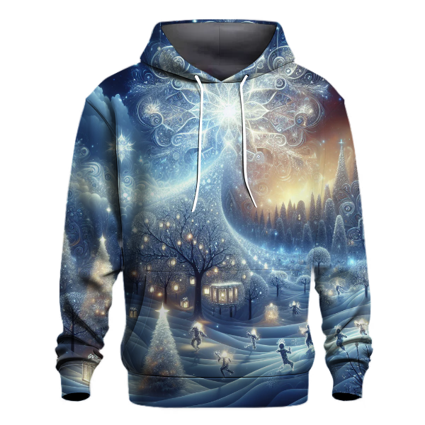 Magical Winter Wonderland with Snowmen Hoodie