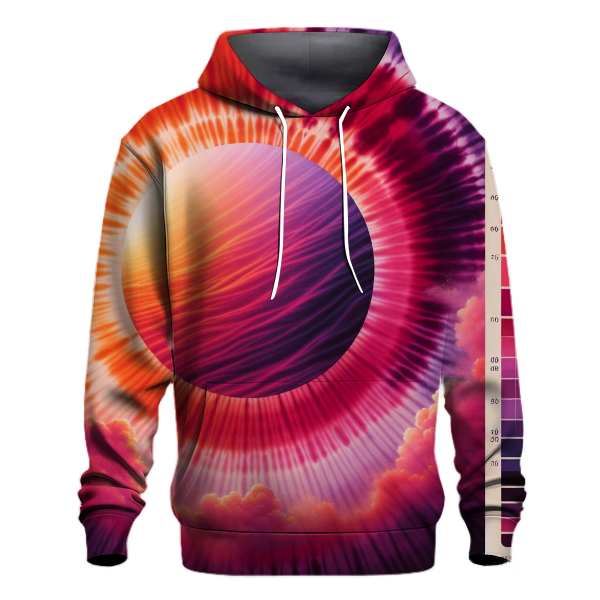 Sunset Reverie Tie-dye Design Hoodie