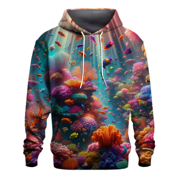 Oceanic Coral Fantasy Hoodie