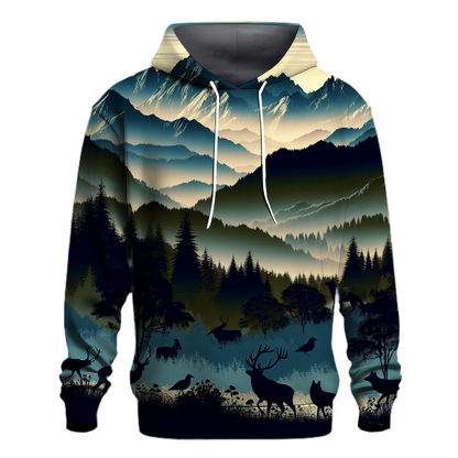 Wildlife Silhouettes Hoodie