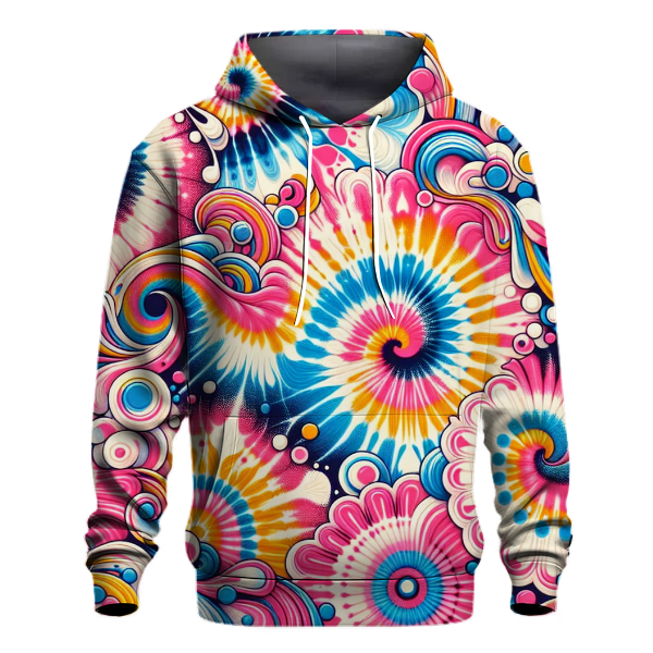 Vibrant Tie-dye Explosion Hoodie Lightweight Hoodies