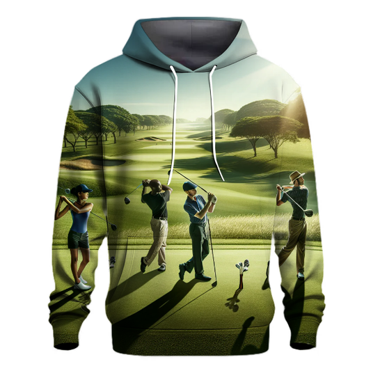 Golf Course Sophistication Hoodie Premium Hoodies