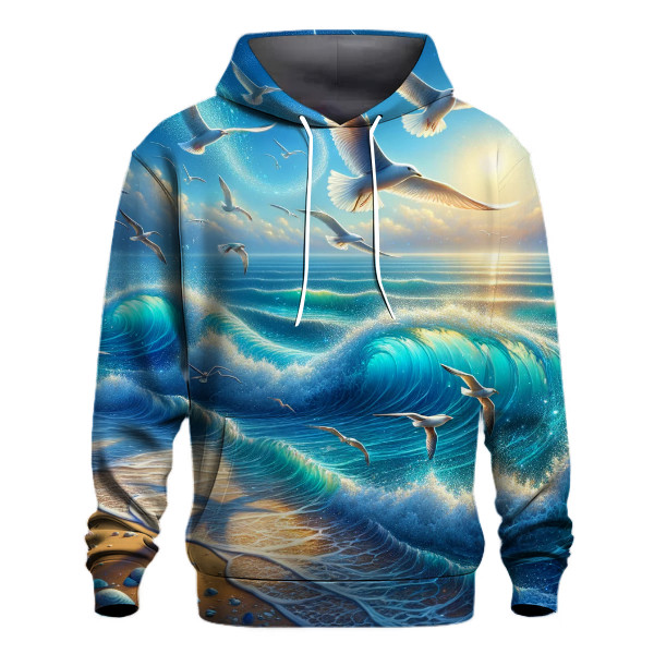 Oceanic Wave Symphony Hoodie