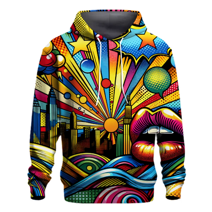 Funky Pop Art Explosion Hoodie