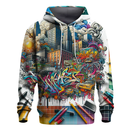 Eclectic Urban Vibes Hoodie